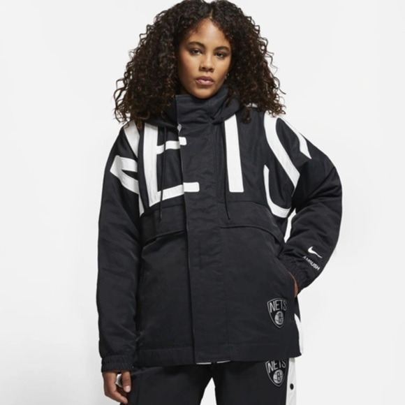 Nike Black Ambush Edition NBA Nets Hooded Jacket Size‎ Small - Picture 1 of 16